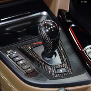 カーボン BMW M2 F87 M3 F80 M4 F82 F83 M5 F10 X5M F85 X6M F86 ギア シフト ノブカバー ギア シフト シフター ステッカー