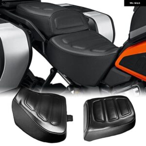 オートバイ バイク ワイド フロントドライバー ソロリアパッセンジャー クッション シート ハーレー パンアメリカ 1250 RA1250 RA1250 S RA1250S 2021-2023