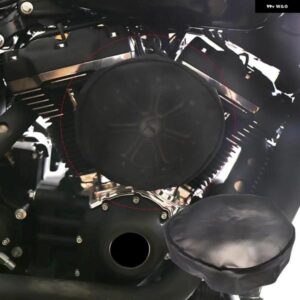 ブラック 防水 レインソックス ハーレー ツーリング スポーツスター 883 1200 ソフテイル ダイナ ロードキング エレクトラ グライド エア フィルター クリー