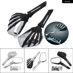 オートバイ バイク リアビューサイドミラー ホンダ シャドウ VT750/400/1100 VTX1800/1300 スティード VLX400/600 マグナ VF250/750 CMX250 レブル 125