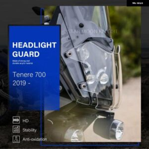 ヤマハ TENERE700 XT700Z 2019 - 2022 オートバイ バイク ヘッドライト プロテクター ライトカバー ガード アクリル