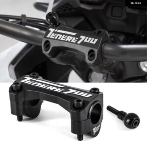 ヤマハ テネレ 700 TENERE700 XTZ XT700Z T700 T7 2019 - オートバイ バイク アクセサリー CNC ハンドルバー ハンドルバー ライザー トップクランプカバー