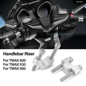 ヤマハ TMAX500 TMAX530 TMAX560 TMAX T-MAX 500 530 560 オートバイ バイク ハンドルバー ライザークランプ 延長 ハンドルバー アダプター マウント