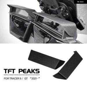 ヤマハ トレーサー9 トレーサー9 GT 2021 - 23 - オートバイ バイク アクセサリー TFT ピークス インストルメントハット サン バイザー メーターカバー