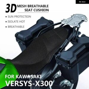 オートバイ バイク シートカバー / オートバイ バイク クッション 日焼け防止断熱 カワサキ VERSYS-X300