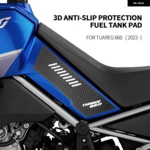 オートバイ バイク サイド燃料タンク パッド アプリリア TUAREG 660 TUAREG660 2022 - タンク パッド プロテクター ステッカー ニー グリップ トラクション