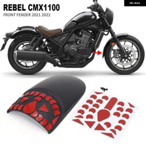オートバイ バイク フロントフェンダー フロントホイールエクステンションフェンダー スプラッシュ マッドガード ホンダ REBEL REBEL 2021 2022