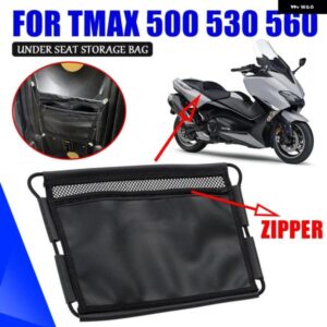 ヤマハ TMAX530 TMAX560 T-MAX 560 500 オートバイ バイク アクセサリー シート下 収納 バッグ レザー ツールバッグ ポーチバッグ パーツ