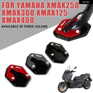 ヤマハ XMAX300 X MAX 300 XMAX250 125 400 オートバイ バイク サイド スタンド 拡大プレート キック スタンド 延長 パッド サポート パーツ