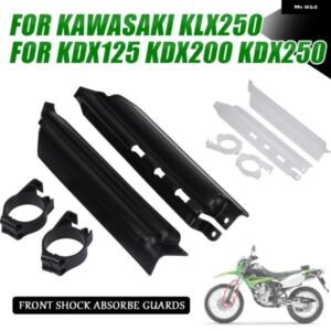 オートバイ バイク フロントショック アブソーバー ガード プロテクター アンダー フォーク カバー セット カワサキ KLX250 KLX 250 KDX250 KDX 125