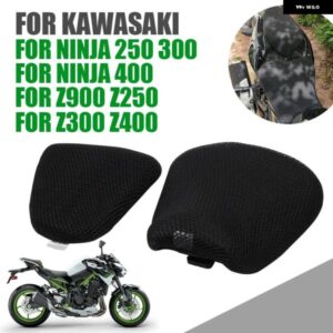 シート クッション カバー カワサキ NINJA 400 300 250 Z900 Z250 Z300 Z400 Z-900 オートバイ バイク アクセサリー メッシュ 通気性 グリッド ケース