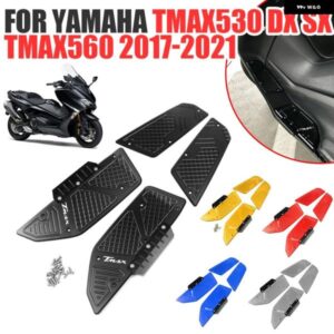 ヤマハ TMAX530 T-MAX 560 MAX530 SX DX 2017 - 2021 オートバイ バイク フットレスト フット パッド ペダル フットボード プレート ステップ フット パッド