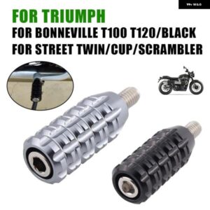 トライアンフ BONNEVILLE T100 T120 ブラック ストリートツインカップ オートバイ バイク アクセサリー ギア シフト レバー ペダル エンラージャー フットペ