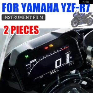 ヤマハ YZF-R7 YZFR7 2021 - 23 オートバイ バイク アクセサリー クラス タースクラッチ フィルム スクリーン プロテクター ダッシュボード レンズ