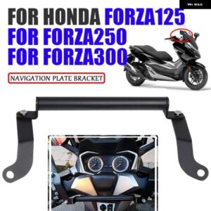 ホンダ FORZA 125 FORZA 250 FORZA 300 オートバイ バイク アクセサリー フロント スタンド ホルダー スマートフォン GPS ナビゲーションプレート