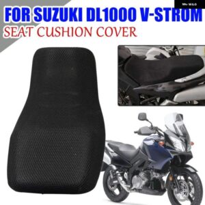 シート クッション カバー SUI DL1000 DL 1000 VSTROM オートバイ バイク アクセサリー 滑り止め 3Dメッシュ生地 通気性 プロテクター