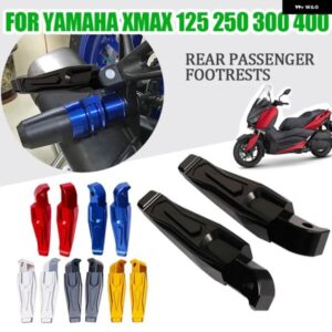 ヤマハ X-MAX 250 125 400 XMAX300 オートバイ バイク アクセサリー リアパッセンジャー フットレスト ペグ ペダル フットペグ パーツ