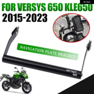 カワサキ VERSYS 650 KLE650 2019 - 23 オートバイ バイク アクセサリー GPSナビゲーションプレート ブラケット 電話 ホルダー サポート