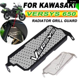 ラジエーター ガード 2024 カワサキ VERSYS 650 VERSYS650 KLE650 2015 - 2023 オートバイ バイク アクセサリー タンク グリル プロテクター メッシュカバー