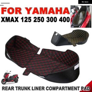 オートバイ バイク 収納 ボックス レザー製 リア トランク カーゴライナー プロテクター ヤマハ XMAX300 XMAX250 X-MAX 125 250 400 2017-2022