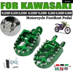カワサキ KLX250R KLX250 KLX 250 KLX250S KLX250SF KLX300R KLX650 KLX650R KLR650 アクセサリー フットレスト フットペグ フットペグ ペダル