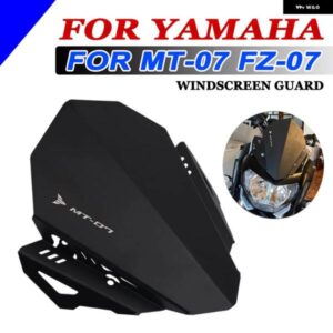 ヤマハ MT-07 MT07 FZ-07 FZ07 2018 2019 2020 オートバイ バイク フロント ウインドスクリーン ウインドデフレクター ウインドシールドアッパーカバー