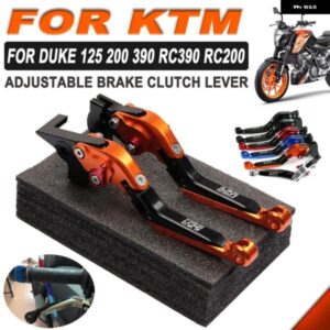 オートバイ バイク 調整可能 折りたたみ 式 ブレーキクラッチ レバー ハンドルブレーキ レバー KTM 390 ADV DUKE390 DUKE 390 125 200 RC125 RC200 RC390