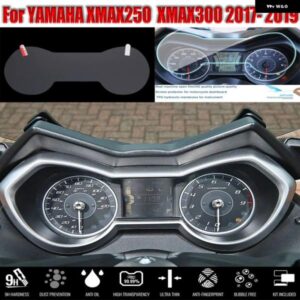 ヤマハ XMAX250 XMAX300 X-MAX 400 125 2017-2019 オートバイ バイク クラス ター 傷防止 フィルム スクリーン プロテクター
