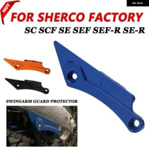 スイングアーム ガード プロテクター カバー SHERCO FACTORY SC SE SEF SEF-R SE-R SER 125 250 300 500 2021 - 23 オートバイ バイク アクセサリー