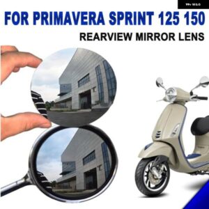 凸面ミラー バックミラー サイドミラー 視野角拡大 レンズ VESPA SPRINT PRIMAVERA 125 150 オートバイ バイク アクセサリー