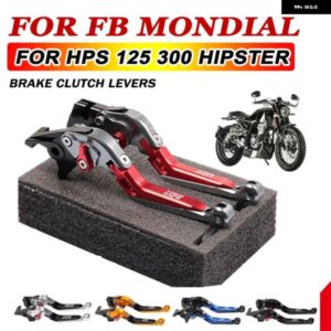 ブレーキ レバー ハンドル FB MONDIAL HPS 125 HPS 300 HIPSTER HPS125 HPS300 モトアクセサリー 折りたたみ 式 伸縮式 ブレーキクラッチ レバー