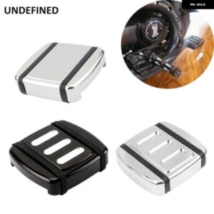 オートバイ バイク ブレーキペダルカバー CNC ブラック クラッチブレーキペダル パッド ハーレー ソフテイル ブレイクアウト FX ダイナ ストリートボブ 93-2