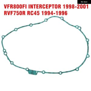 オートバイ バイク 右 クランクケース クラッチカバー ガスケット ホンダ VFR800 FI VFR800FIインターセプター1998-2001 RVF750R RC45 1994-1996