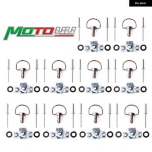 汎用 クイックリリースDリングターンリベットレース フェアリング ファスナー14MM / 17MM / 19MM ホンダ ヤマハ スイ BMW