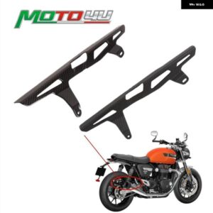 トライアンフ SPEED TWIN 2020 カーボン チェーン ガードカバー プロテクター グロスマット オートバイ バイク リフィッティング