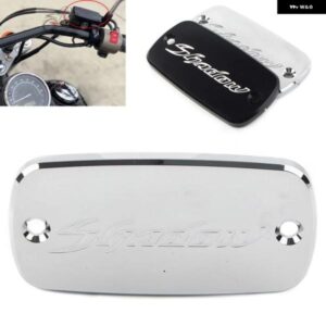 オートバイ バイク フロントブレーキフルードキャップ アルミ ホンダ シャドウ VLX 600 VT 750 ACE スピリットエアロ 1100 ブラック/クローム