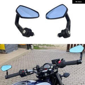 オートバイ バイク ハンドルバー エンドミラー 7/8インチ 22MM サイドバックミラー カスタム スモークブルーレンズ ドゥカティ BMW ホンダ スイ カワサキ