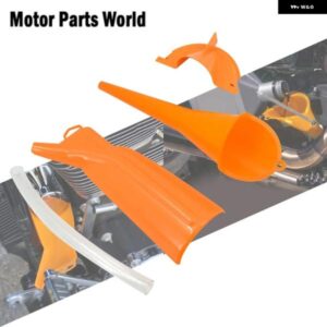 プライマリーケースオイル充填ガスファンネル 9インチ クランクケース 充填ファンネル ハーレー スポーツスター 883 1200 48 XL XR ソフテイル ダイナ ツー