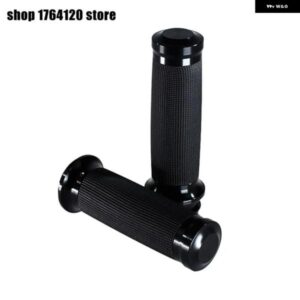 オートバイ バイク 電子スロットル 1インチ25MM ハンドルバー ハンド グリップ ブラック ハーレー ソフテイル ファットボーイ FLSTF ブレイクアウト ツーリ