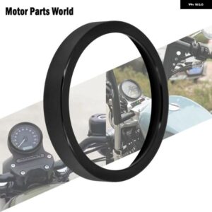 オートバイ バイク ブラック スピード メーター リング トリム ベゼル カバー CNCカット ハーレー ダイナ ストリートボブ ローライダー スポーツスター XL88