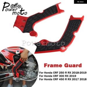 オートバイ バイク フレーム ガード カバー ダート オートバイ バイク モトクロス X グリップ フレーム ガード ホンダ CRF 250 300 450 R RX 2017 2018 2019
