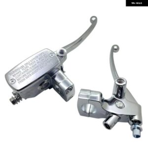 クローム 汎用 25MM オートバイ バイク ブレーキクラッチマスター シリンダー レバー ホンダ NV600シャドウ750スティード400VF750CDマグナデラックス