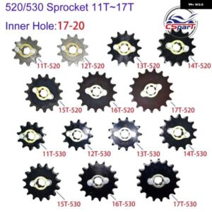 11T 12T 13T 14T 15T 16T 17T 520 530 フロント エンジン スプロケット ホンダ オートバイ バイク ATV ダートピット オートバイ バイク バギー 150CC 200CC