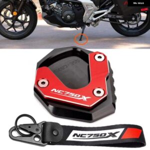 ホンダ NC750X XADV 750 XADV750 2014-2024 オートバイ バイク CNC サイド スタンド パッド キック スタンド 引伸 サポート 延長
