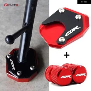 ホンダ CBR650R CBR650F CBR500R 2013-2025 CBR1000RR 2004-2007 オートバイ バイク バルブ キャップキック スタンド 引伸サイド スタンド 延長