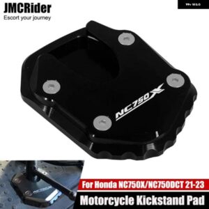 ホンダ NC750X /DCT 2021 - 23 オートバイ バイク フットサイド スタンド パッド キック スタンド エンラージャープレート サポート エクステンション