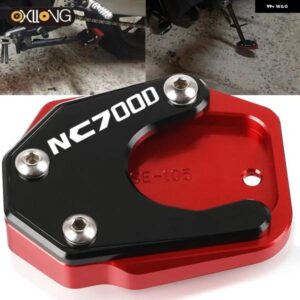 ホンダ NC700D INTEGRA 2012 - 15 オートバイ バイク CNCキック スタンド フットサイド スタンド 延長 パッド サポート プレート拡大 スタンド