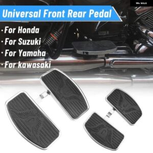 汎用 オートバイ バイク フロントリア ドライバーパッセンジャー フットレスト ペダル フットボード フットペグ ホンダ シャドウVT400 / 750 ヤマハ