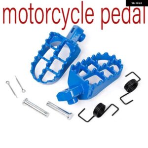 オートバイ バイク フットレスト ワイドファット フットペグ ペダル ホンダ CR CRF XR 50 70 80 100 ヤマハ カワサキ KLX110