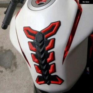 オートバイ バイク タンク ステッカー 3Dゴム製ガス燃料オイルタンク パッド プロテクター カバー ステッカー デカール ホンダ ヤマハ カワサキ スイ
